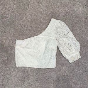 One Shoulder Top Topshop